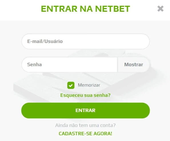 Como criar uma conta NetBet